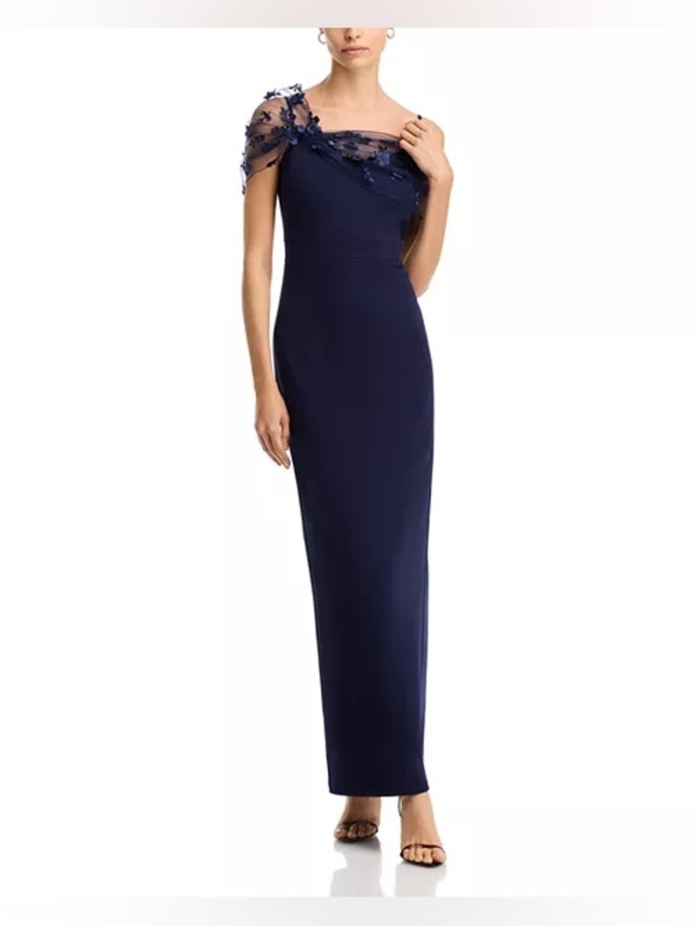 Eliza J
Beaded Twist Overlay Gown